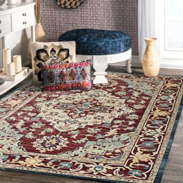 Rugsville Justice Traditonal Red Oriental Persian Rug 165 x 235 cm